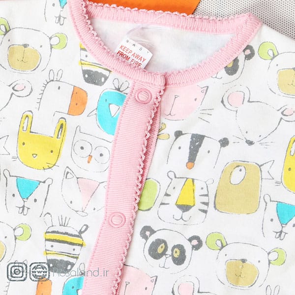 سرهمی دخترانه طرح حیوانات