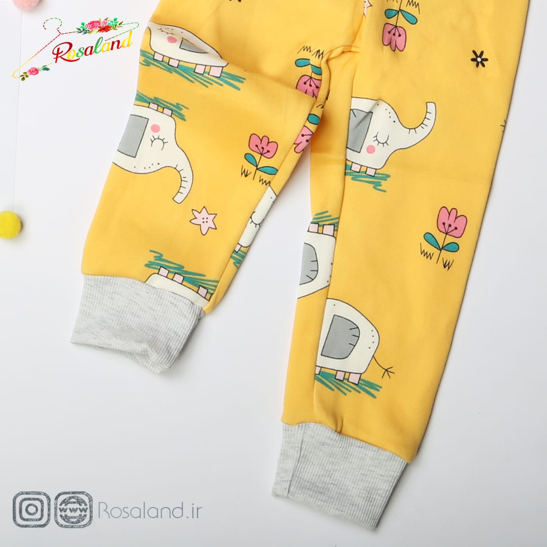 1401 - 09 -07 - 2-3 ست بلوز شلوار طرح فیل