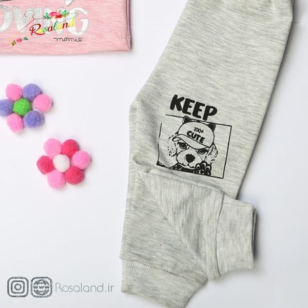 1401---09--10---2-3 جزئیات شلوار ست دخترانه