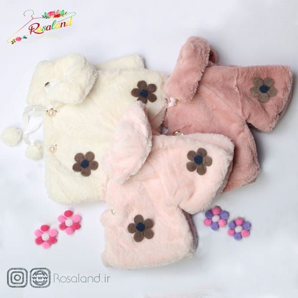 شنل دخترانه طرح گل