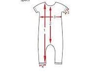 رامپر دخترانه طرح مانکی 1 راهنمای سایز بندی رامپر تابستانه