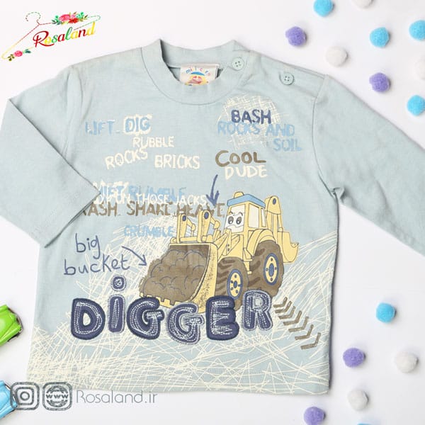 بلوز پسرانه طرح تراکتور بلوز پسرانه طرح تراکتور