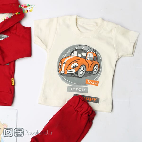 سه تکه پسرانه طرح ماشین سه تکه پسرانه طرح ماشین