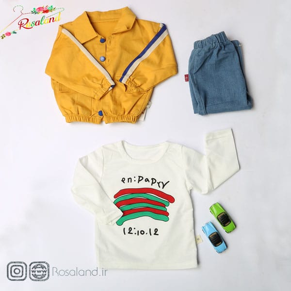 سه تکه پسرانه طرح فضانورد