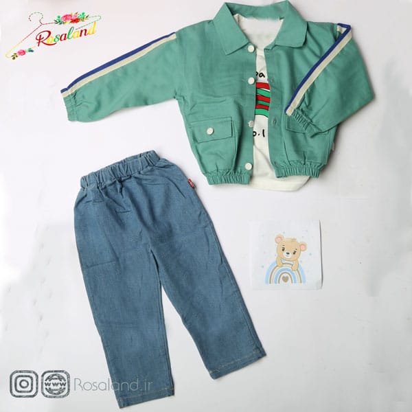 سه تکه پسرانه طرح فضانورد