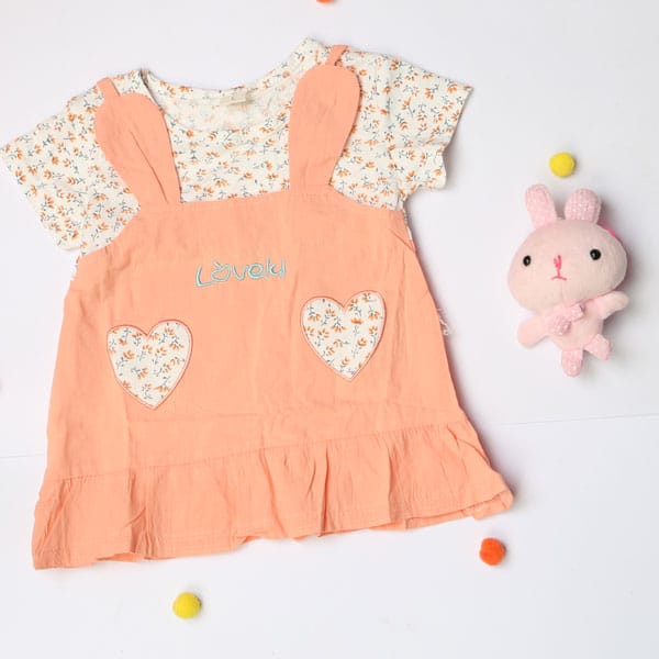 سارافون دخترانه طرح lovely