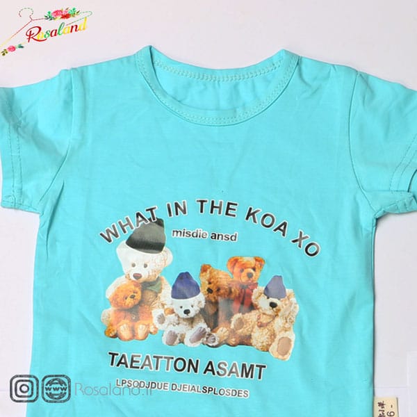 تیشرت پسرانه طرح خرس تیشرت پسرانه طرح خرس