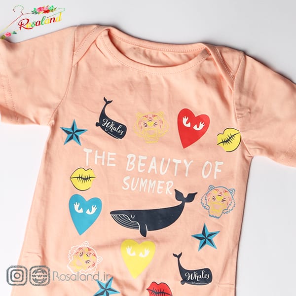 رامپر دخترانه طرح گلبهی رامپر دخترانه طرح گلبهی