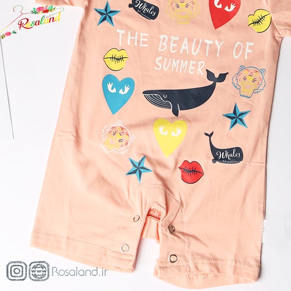 رامپر دخترانه طرح گلبهی رامپر دخترانه طرح گلبهی