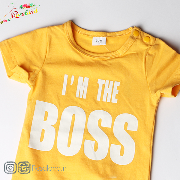 رامپر پسرانه طرح BOss رامپر پسرانه طرح BOss