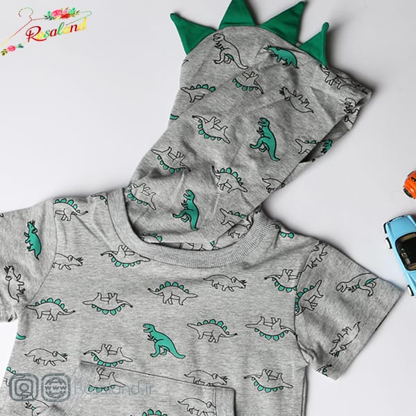 رامپر پسرانه طرح Dinosaur رامپر پسرانه طرح Dinosaur