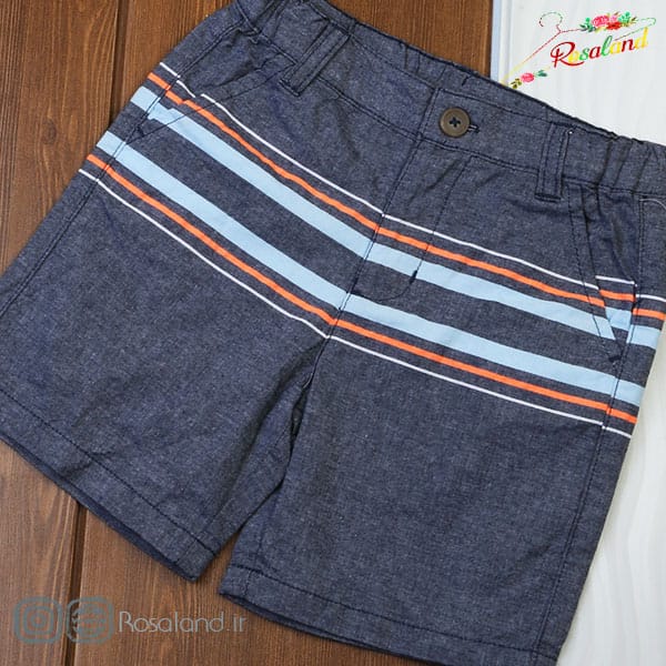 شورتک نوزادی وارداتی پسرانه خطدار