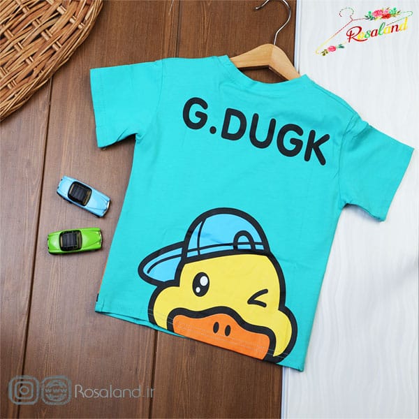 1402---4---22--2-2 تیشرت پشت پسرانه طرح DUGK