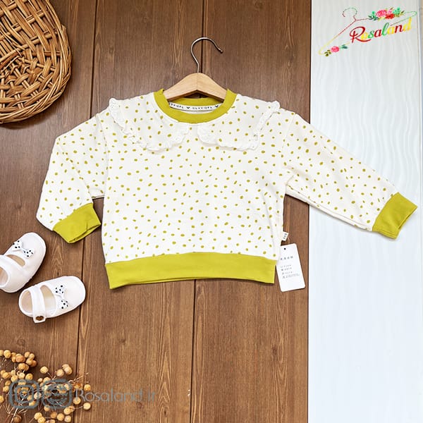 بلوز دخترانه طرح توپ توپی