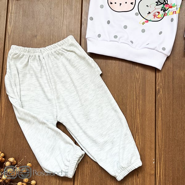 ست بلوز شلوار دخترانه طرح کیتی