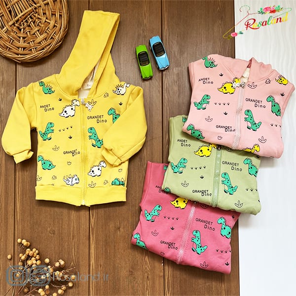 سوییشرت پسرانه طرح دایناسوردینو