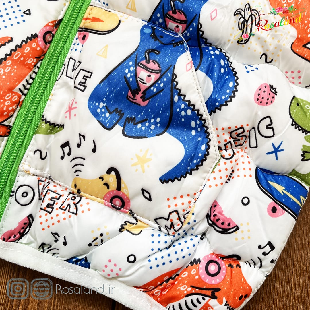 کاپشن پسرانه طرح دایناسور