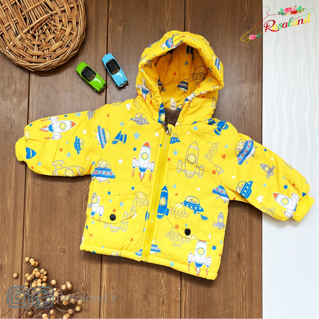 1402 - 9 - 13 -2- 1 کاپشن پسرانه طرح فضاپیما