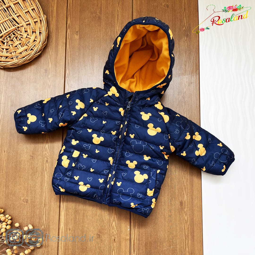 1402 - 9 - 13 -3- 2 کاپشن نوزادی دخترانه وارداتی میکی