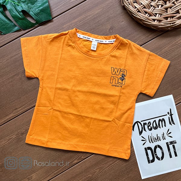 1403 - 1 - 25 -1- 3 تیشرت نخی پسرانه طرح وانگ