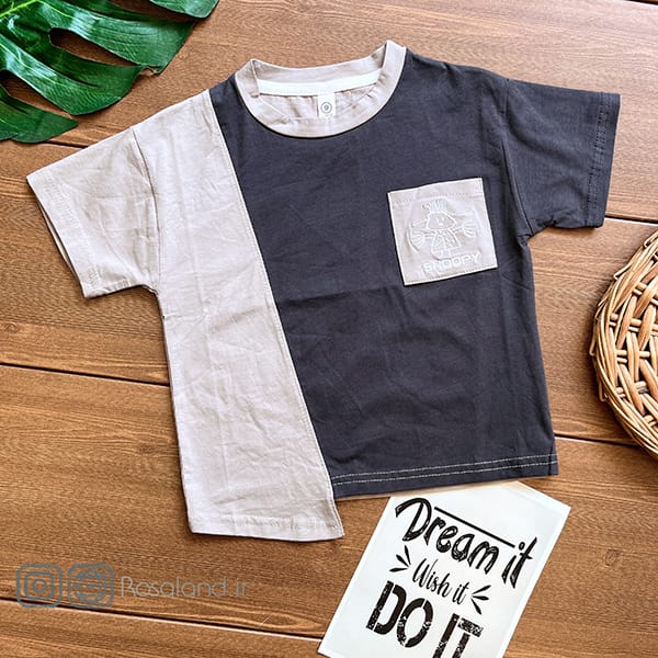 1403 - 1 - 25 -3- 3 تیشرت پسرانه فانتزی طرح اسنوپ