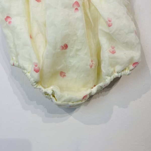 بادی نوزادی دخترانه طرح گلبرگ