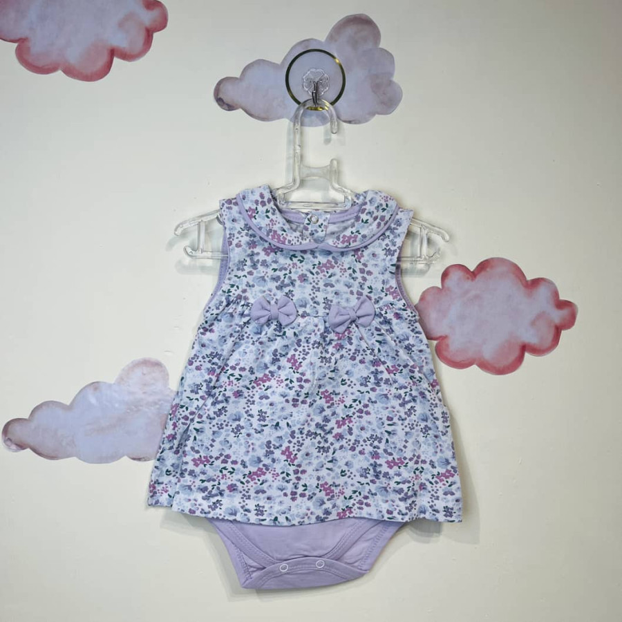 بادی نوزادی دخترانه طرح شکوفه