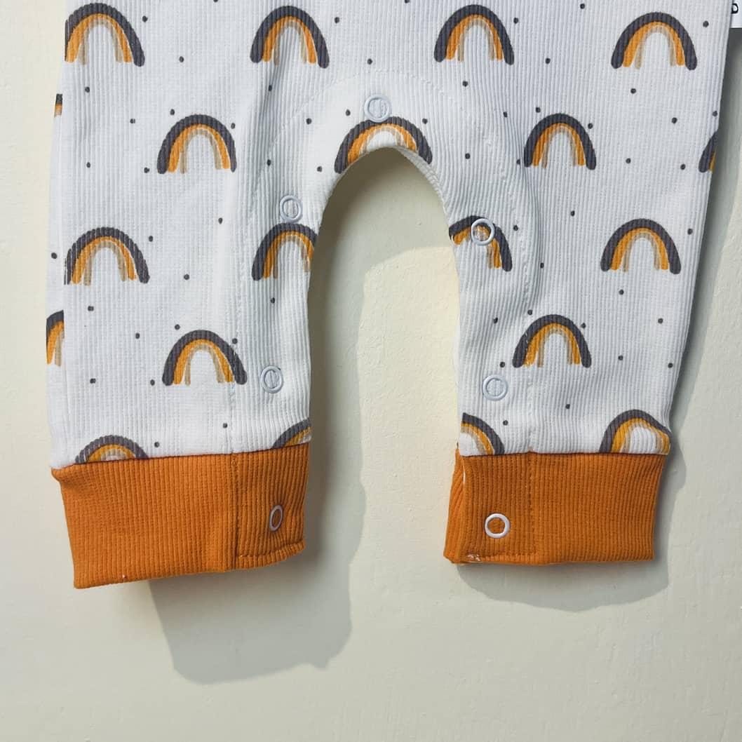 Baby Romper New Born Boy rainbow سرهمی پسرانه طرح رنگین کمان