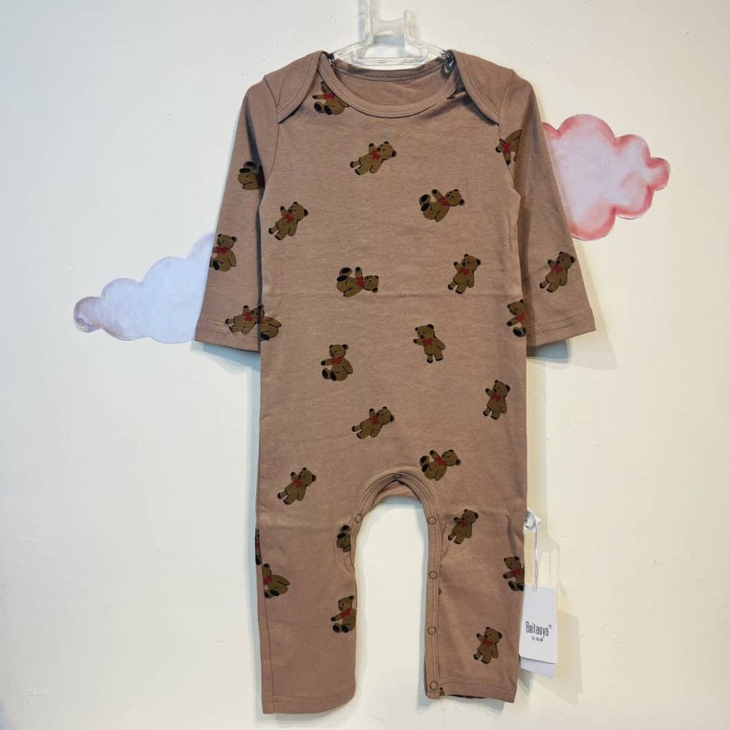 سرهمی نوزادی پسرانه طرح تدی