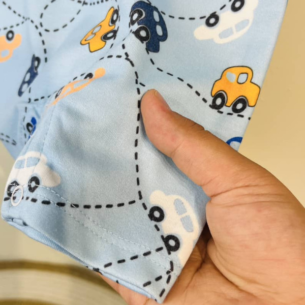 رامپر نوزادی پسرانه طرح ماشین