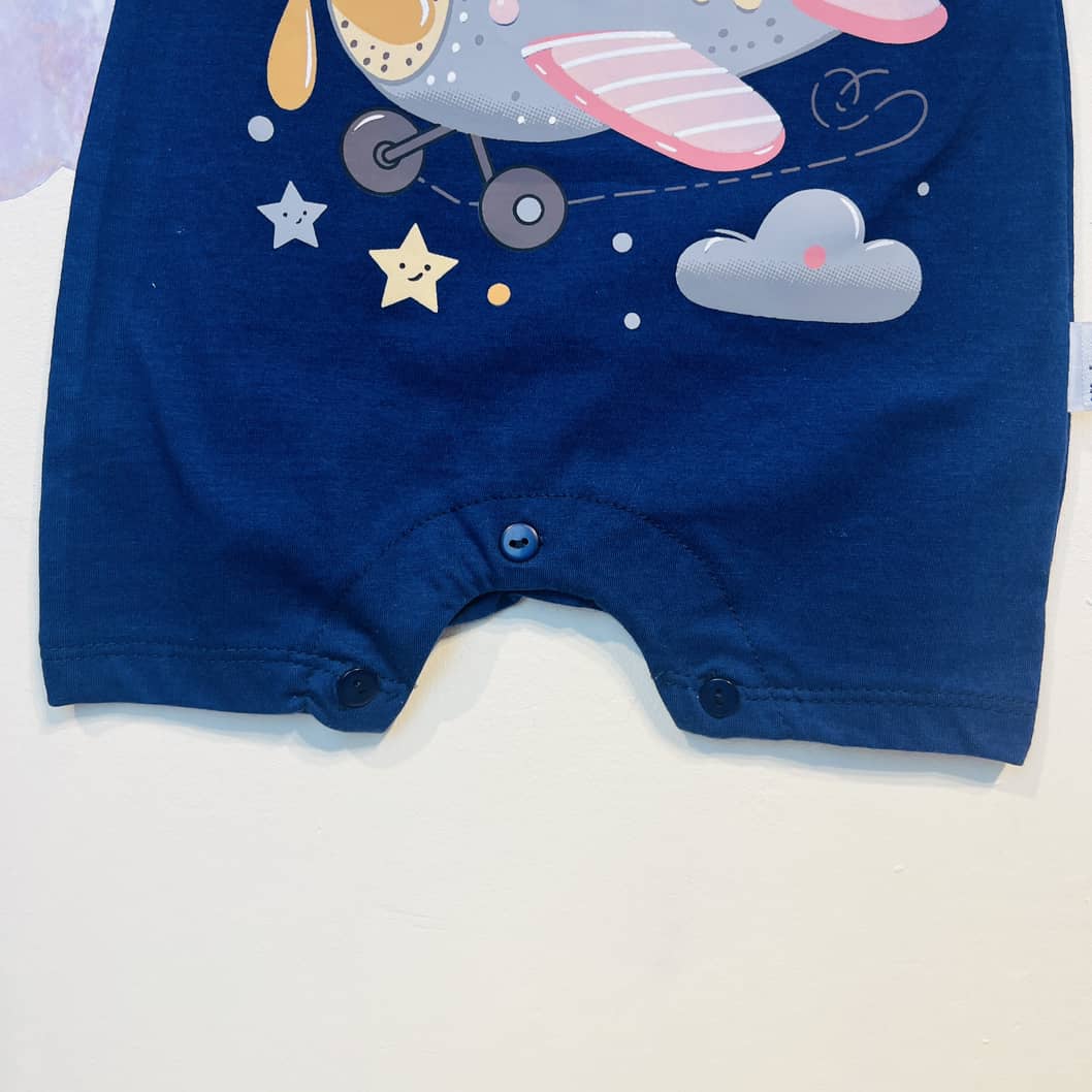 Baby Romper New Born boy رامپر نوزادی طرح هواپیما