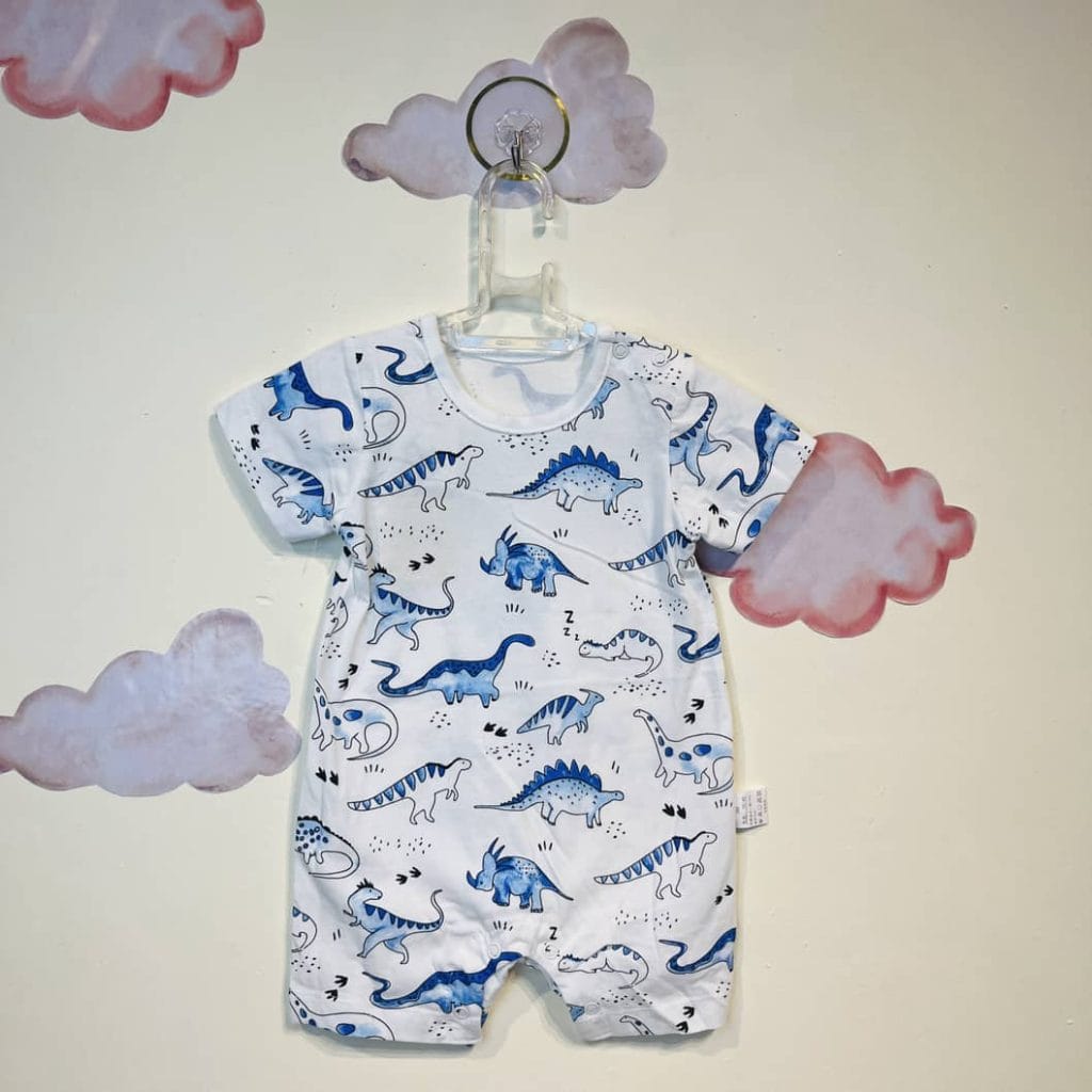 رامپر نوزادی پسرانه طرح دایناسور