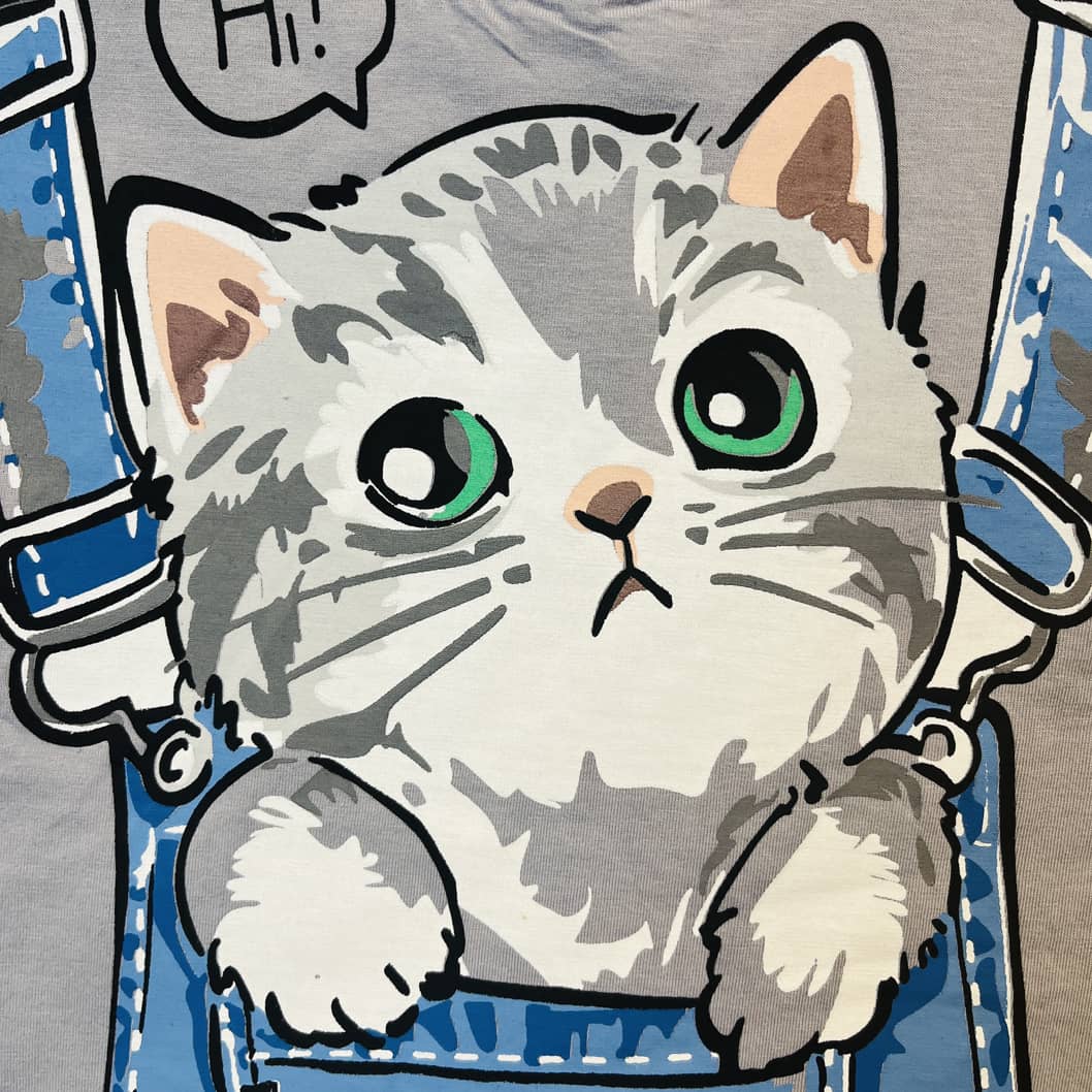 Baby Romper New Born boy (cat) رامپر پسرانه طرح گربه