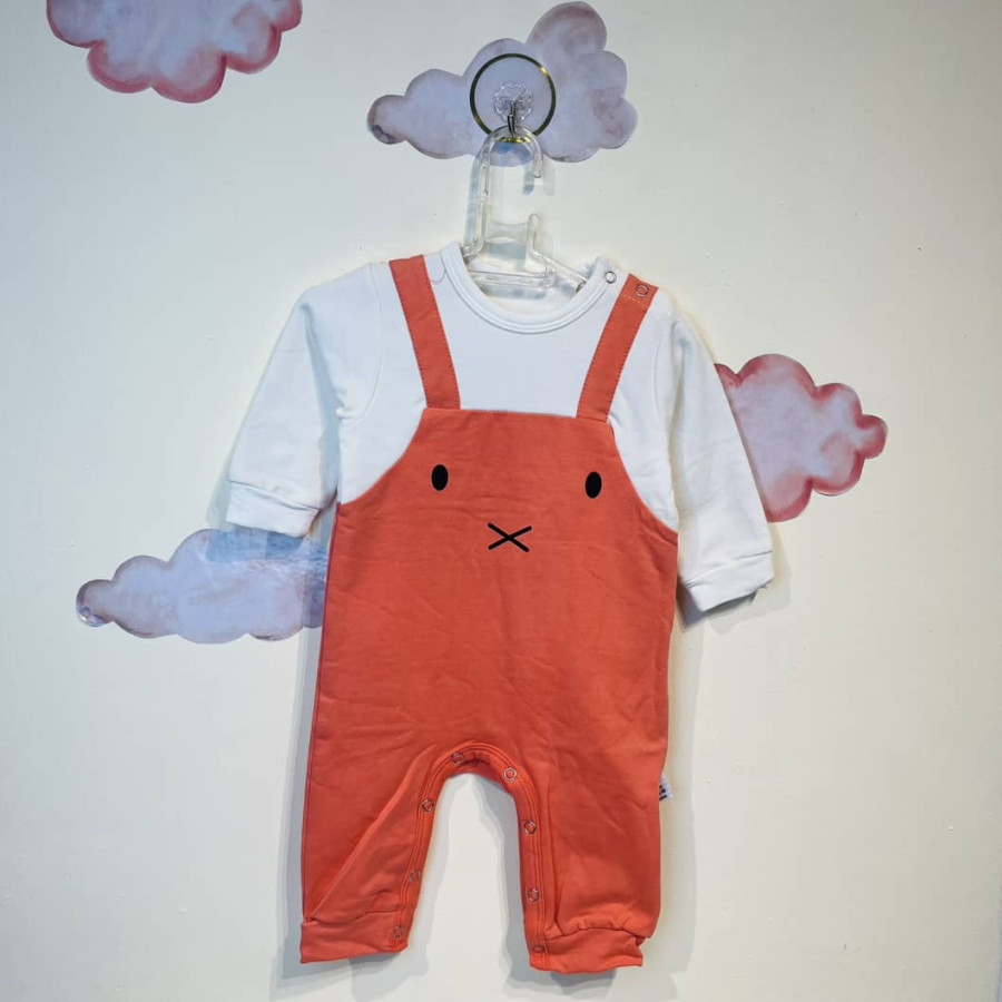 سرهمی نوزادی دخترانه طرح گربه