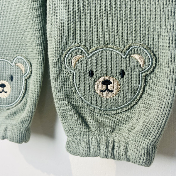 شلوار نوزادی پسرانه طرح خرس(3تا6ماه)