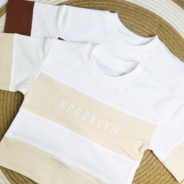 ست نوزادی پسرانه طرح brooklin