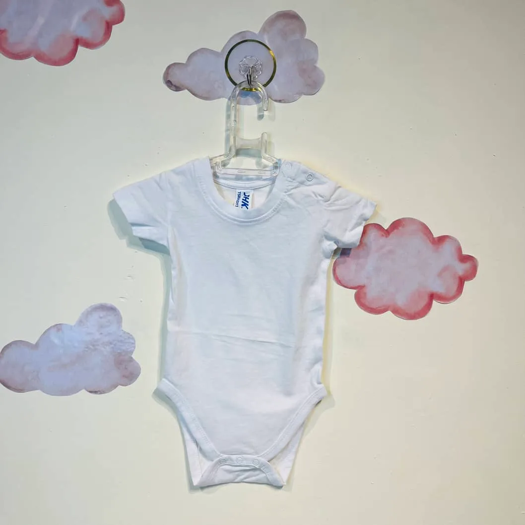 ( Body baby boys clothes ( white بادی پسرانه سفید رنگ