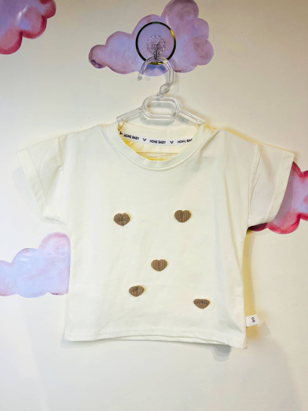 T-shirt New born girls تیشرت دخترانه طرح قلب