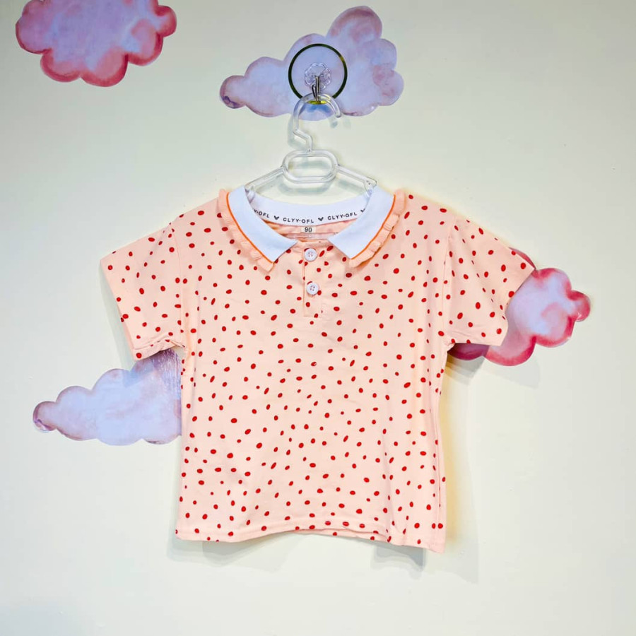 تیشرت دخترانه طرح توپ توپی