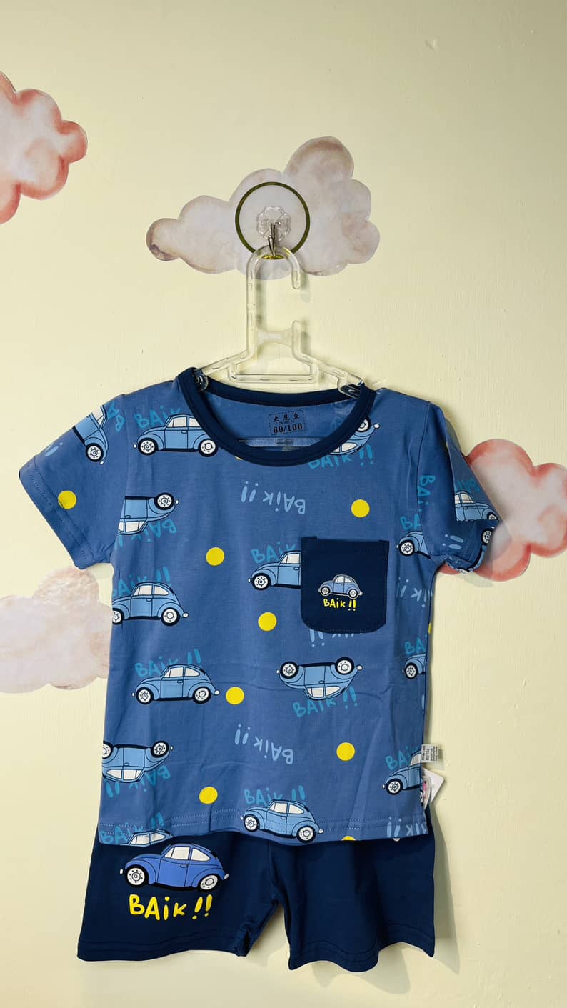 T-shirt shorts Set boy ست پسرانه