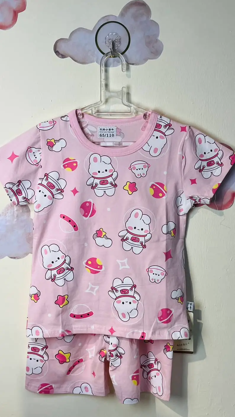 T-shirt shorts Set sgirls ست دخترانه طرح خرس