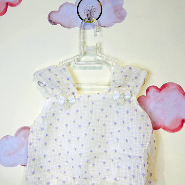 سارافون مجلسی دخترانه طرح شکوفه