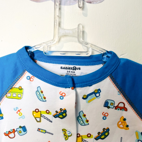 بادی نوزادی پسرانه طرح ماشین(بدوتولدتا6ماه)