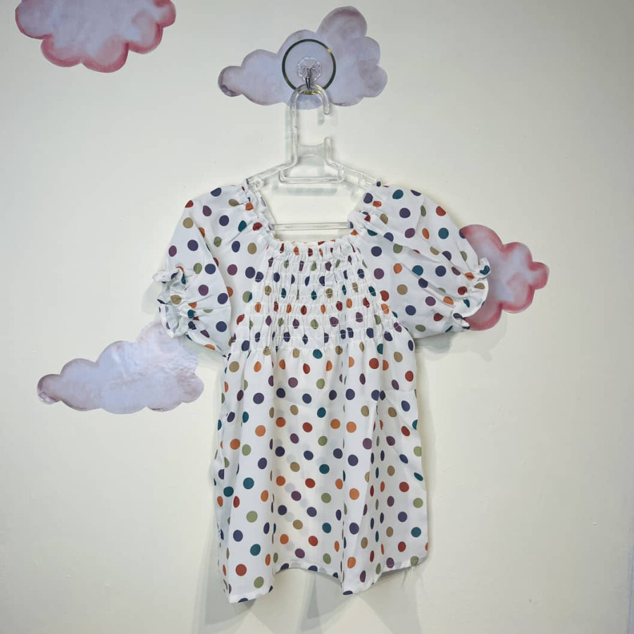 سارافون دخترانه طرح توپ توپی