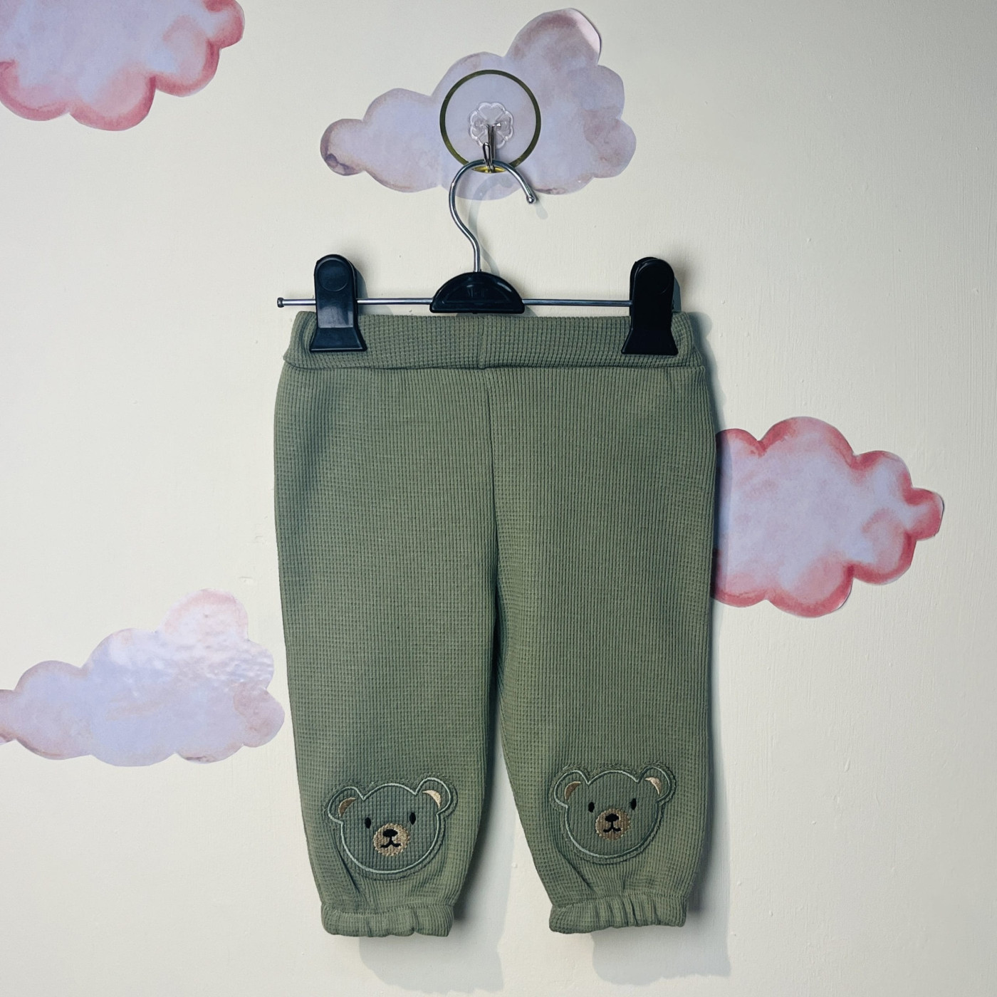 شلوار نوزادی پسرانه طرح خرس(3تا6ماه)