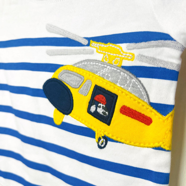 بادی نوزادی پسرانه طرح هلکوپتر