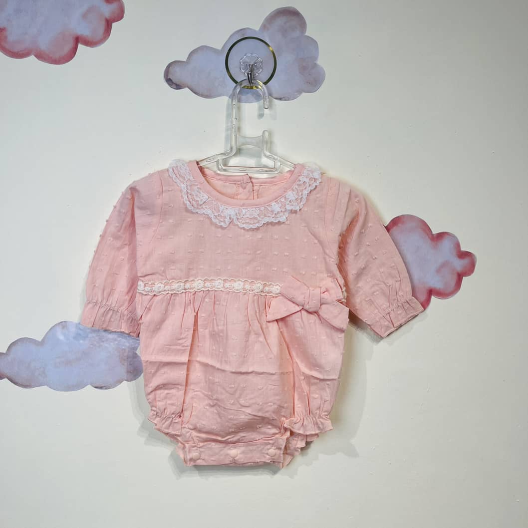 (bow tie)Baby Body New Born girl بادی مجلسی دخترانه طرح پاپیون