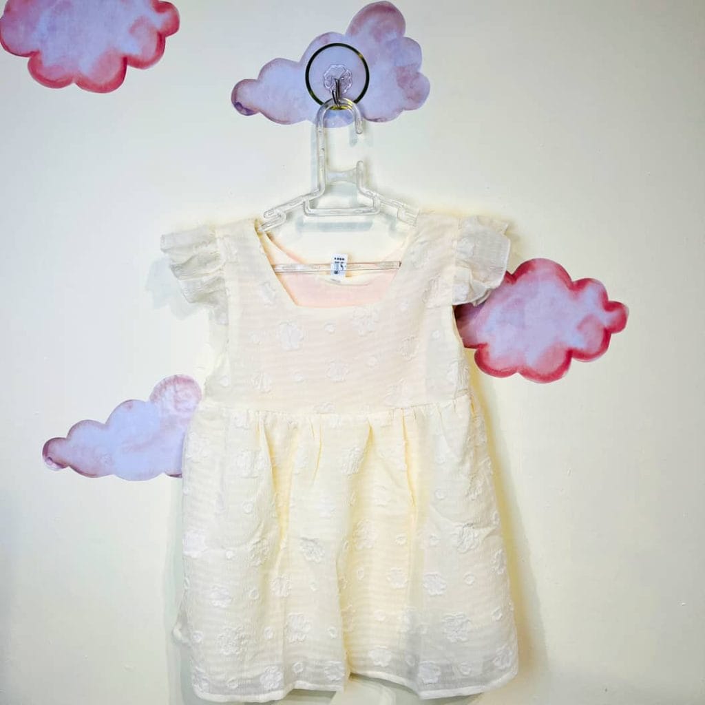 سارافون مجلسی دخترانه طرح پروانه