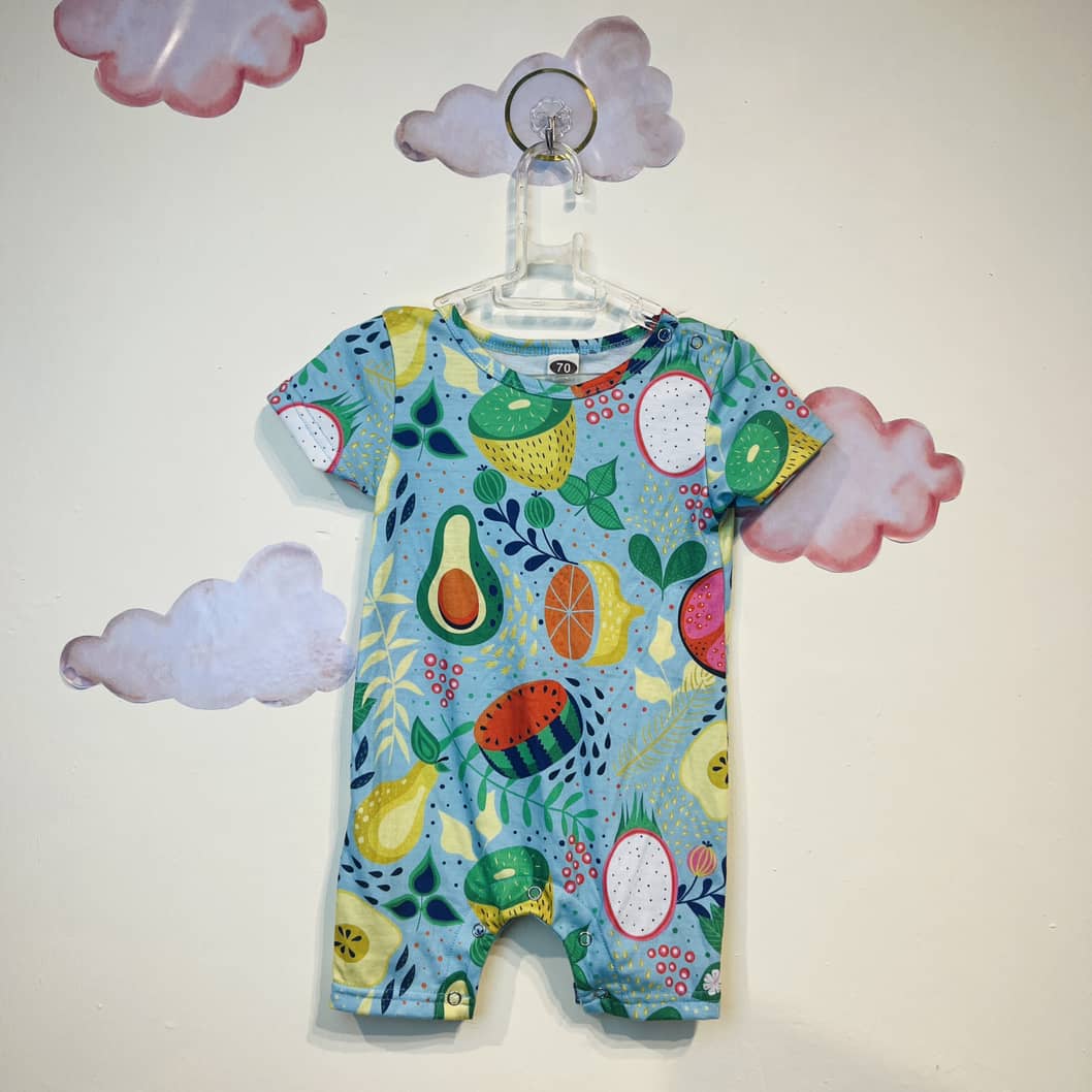 (fruit)Baby Romper New Born girl رامپر دخترانه طرح میوه