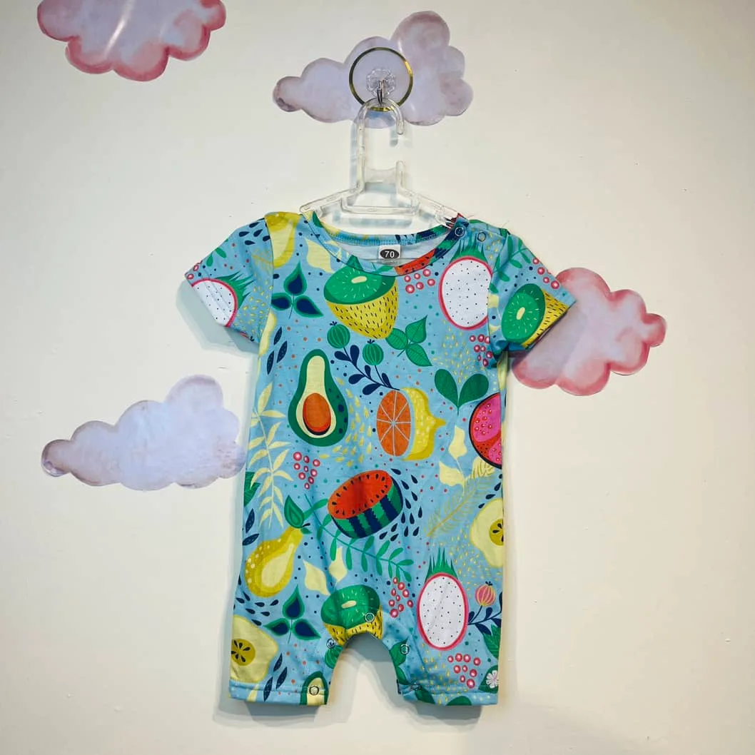 (fruit)Baby Romper New Born girl رامپر دخترانه طرح میوه